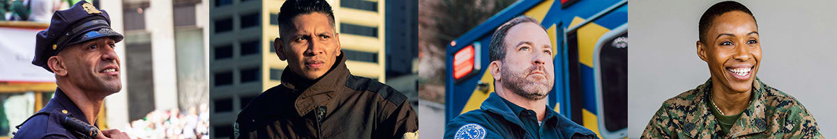 Military and First Responder Discount Banner