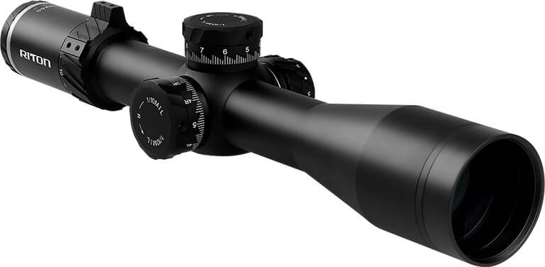 Riton 3-18x50 7 Series Conquer T3 0.1 MRAD Reticle FFP Rifle Scope - 7C318LFI23