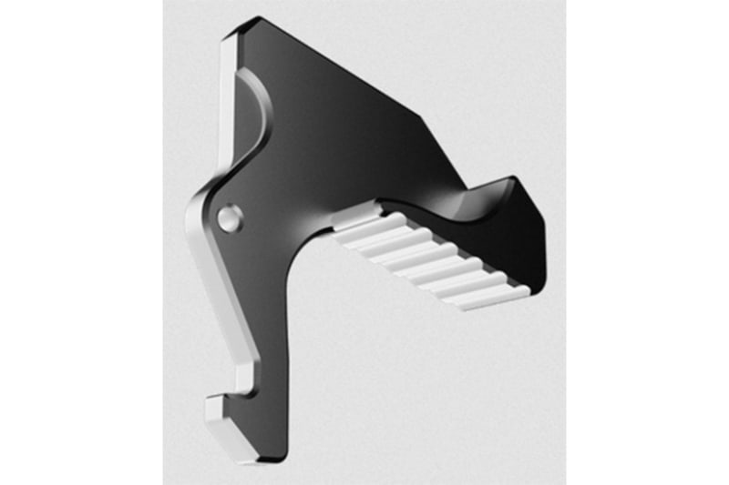 Rise Armament AR-15, AR-10, AR-9 Extended Latch, Graphite - RA212GIGPHT