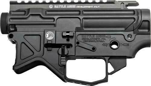 Battle Arms Development BATTLE ARMS AUTHORITY ELITE BILLET Lightweight AR-15 Receiver Set, 7075-T6 Aluminum, Ambi.