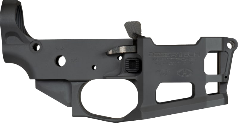 Desert Tech Quattro-15 .223 Remington AR Lower, Black - QTRLR15B53