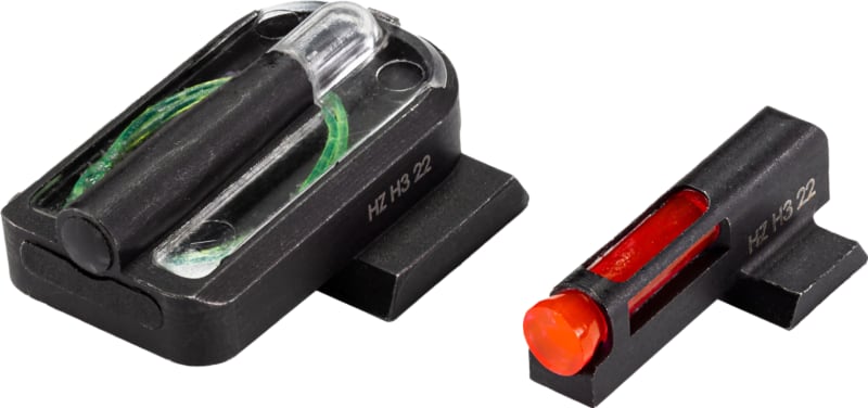 HiViz FastDot H3 Night Sight Set - Front/Rear Red/Green Illuminated Sights for Enhanced Low-Light Targeting - GMPFD21