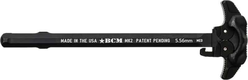 BCM Ambidextrous MK2 Large Latch Charging Handle, Black - Easy Operation with Superior Control - GFH-MK2-LRG-AMBI