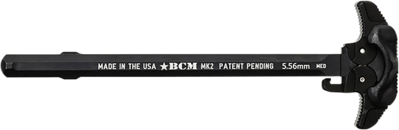 BCM GFHMK2MED Ambidextrous MK2 Charging Handle Compatible w/ Mil-Spec AR-15 Black 7075 T-6 Aluminum