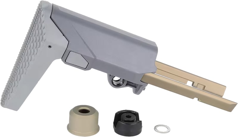 Q Honey Badger Stock Assembly, Fits Honey Badger Receiver, Gray