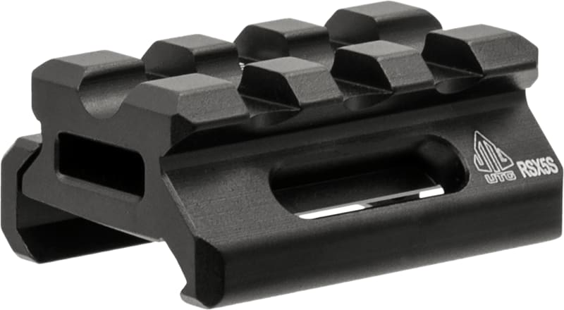 Leapers UTG Super Slim Picatinny Riser Mount 12" Height 3 Slots., Black - MT-RSX5S