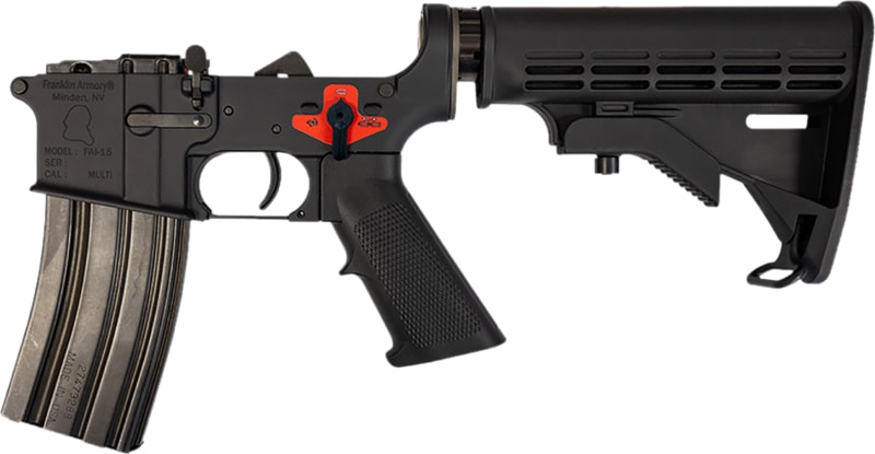 Franklin Armory BFSIII Aluminum Black Hardcoat Anodize M4 Rifle Lower Receiver - 0020024BLK