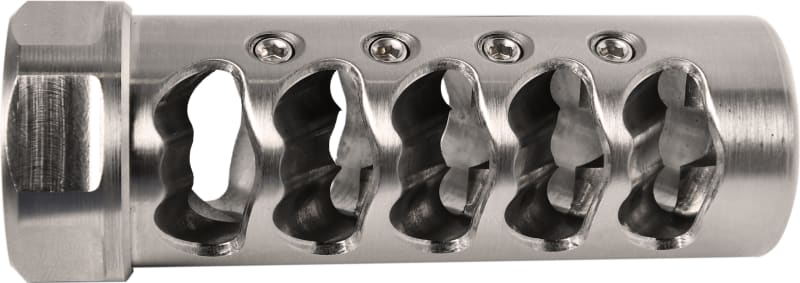 American Precision Arms Gen 4 Fat Bastard Self Timing Muzzle Brake 6mm 5/8x24 Stainless