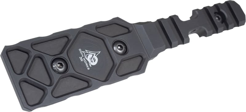 Odin Works M-Lok to Arca 3 Way Rail, Matte Finish, Black