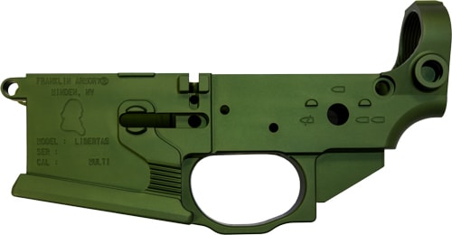 Franklin Armory Libertas OD Green Stripped Billet AR-15 Lower Receiver - 0020003ODG