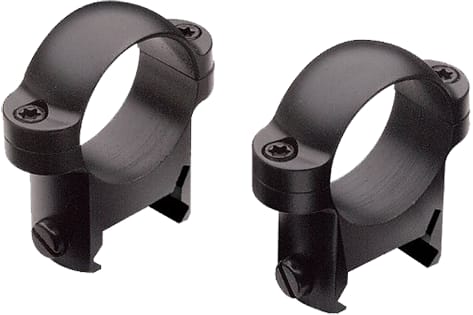 Burris Signature 1" Medium Steel 2-Piece Weaver Style Zee Ring, Gloss Black - 420520