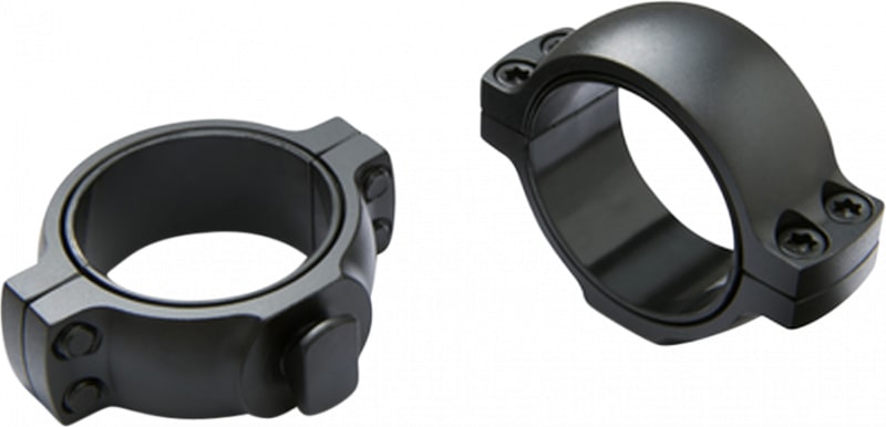 Burris Signature 30mm Medium Steel 2-Piece Universal Dovetail Scope Ring, Matte Black - 420578