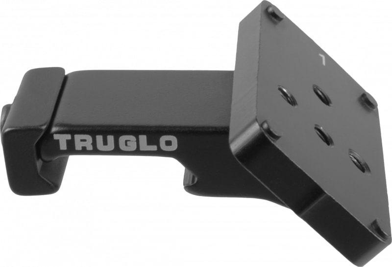 TruGlo 1-Piece Universal 45 Degree Offset Red Dot Sight Mount, Black - TG8976B