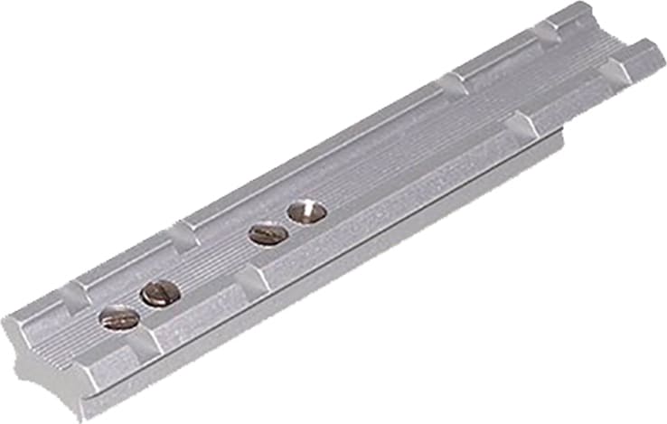 Weaver Knight Muzzleloaders KRB7 Aluminum Top Mount Standard Rear/Front 2-Piece Scope Base, Silver - 48510