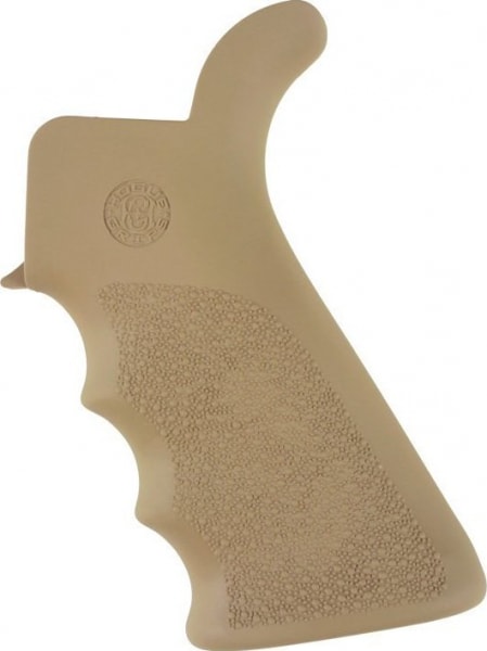 Hogue Modular Overmolded Flat Dark Earth Rubber Pistol Grip Finger Grooves AR-15/M16
