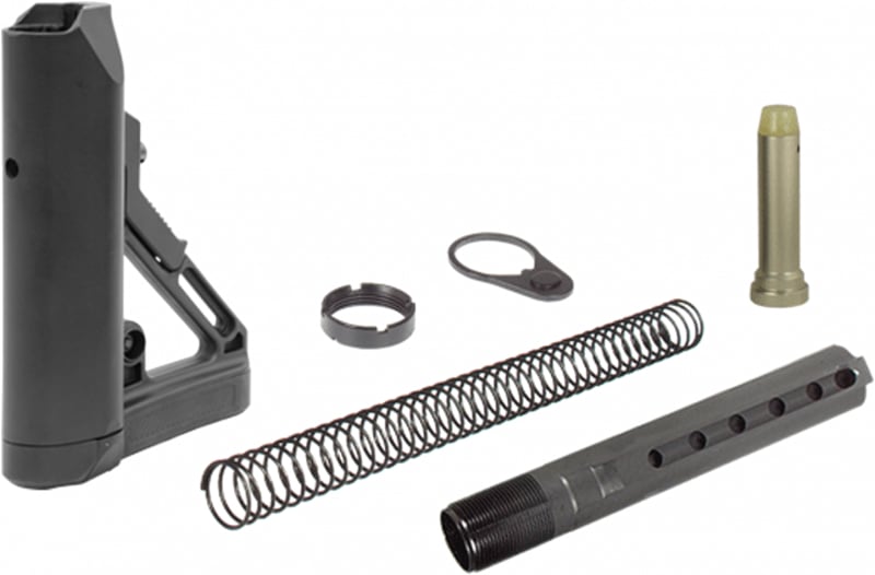 UTG Leapers Pro RBUS1BM Mil-Spec S1 AR15/m16 Rifle Buttstock Kit Aluminum/Polymer Black