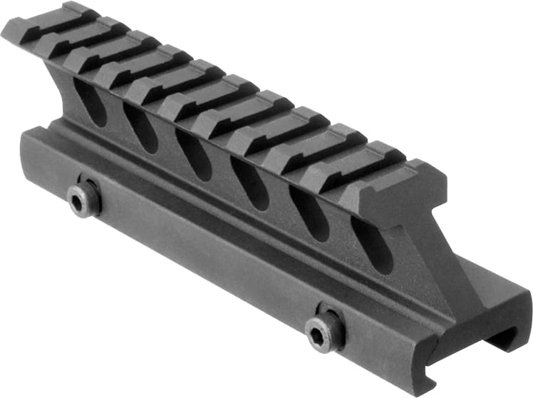 Aim Sports 5" L x 1" H Riser Mount, Black - MT012H