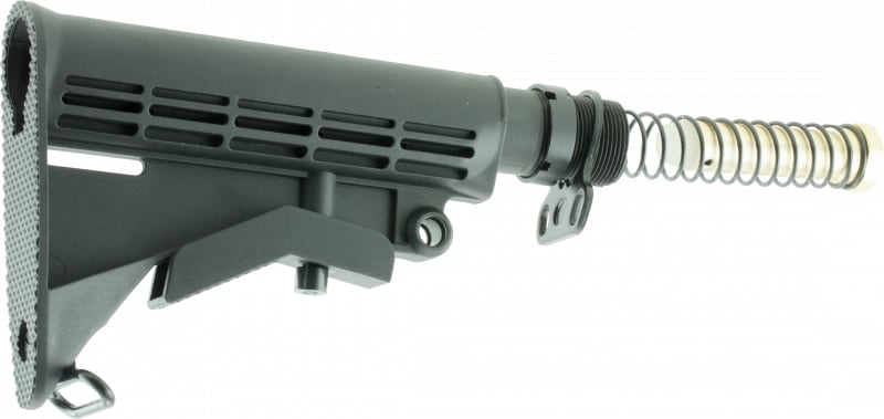 Aim Sports Aluminum/Polymer 6-Position Collapsible Stock, Black - ARSTKC-C
