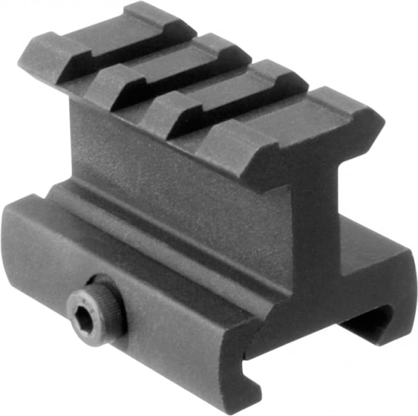 Aim Sports AR-15 Aircraft Grade Aluminum High-Profile Riser Mount, Anodized Black - ML111
