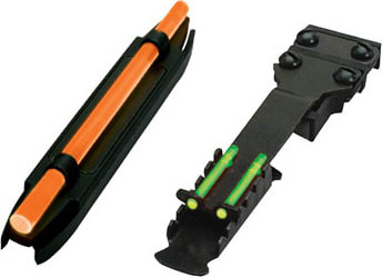 Hiviz C-Series Front/Rear Narrow Magnetic Turkey/Deer Sight Set for Remington, Benelli Rib Shotguns - C300-2