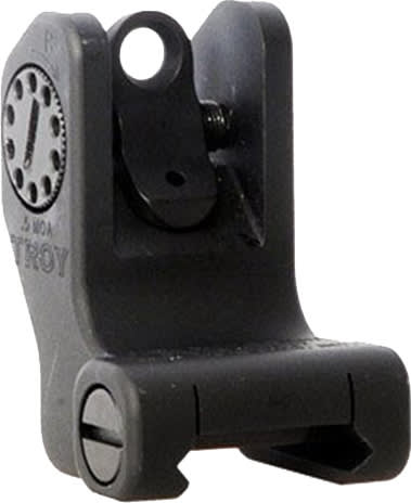 Troy Industries Fixed Rear Battlesight - Black