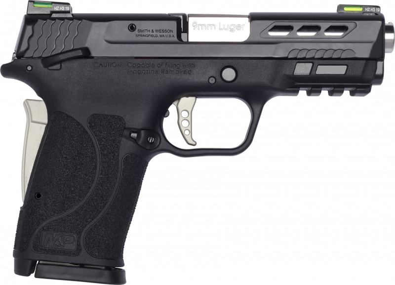 SW PC M&P9 SHIELD EZ 9MM 3.8 SILVER PORTED TS 8R