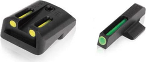 TruGlo TFO Sight Front/Rear, Green/Yellow - TGTG131NT1Y