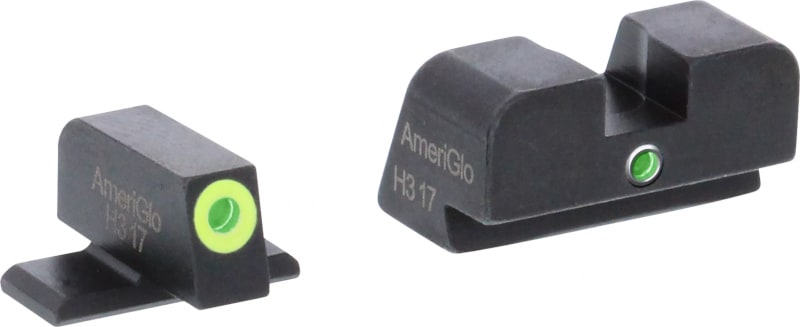 AmeriGlo i-Dot Sight Set Front/Rear, Green/LumiGreen/Green - SG-301