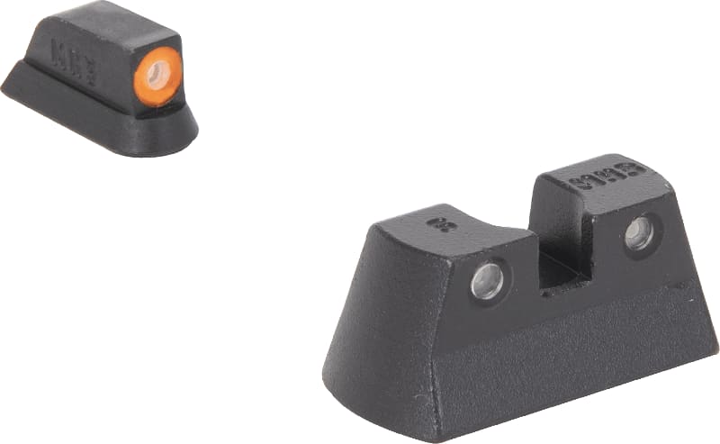 Mepro Hyper-Bright Night Sight Front/Rear, Orange/Green - 477863131
