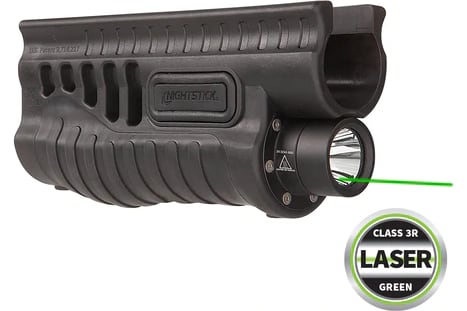 Nightstick Green Laser, fits Remington 870/Tac-14, Black - SFL13GL