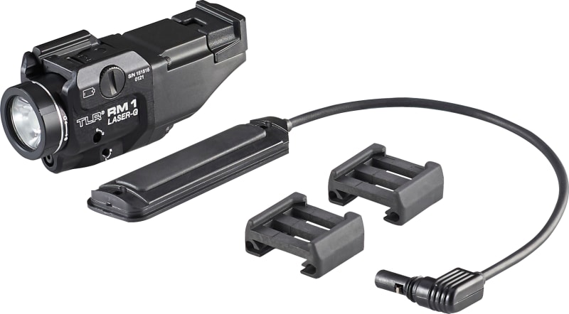 Streamlight TLR RM 1 Laser G Weaponlight 500 Lumen LED/ Green Laser Remote Switch Black 69443