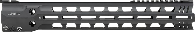 Strike Industries Gridlok Full Duty Rail 16" - Black - Elevate Your HK 416 - SI-GRIDLOK-416-FD-16