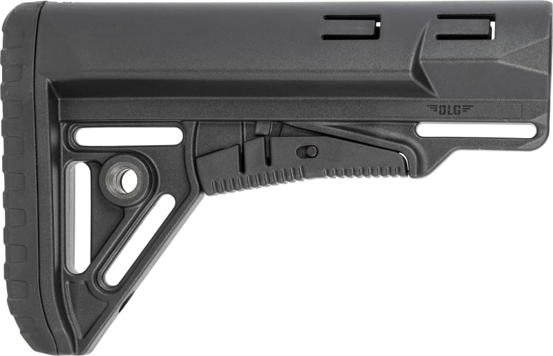 AR-15 - NcStar Sharp Mil-Spec Stock in Sleek Black Finish - VG129