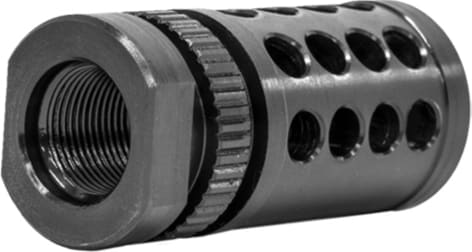 Stay Stealthy with the GrovTec G-Nite Flash Suppressor Flash Hider in Black Nitride - GTHM317