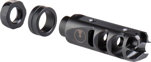 Ultradyne USA 5.56MM/223REM MERCURY Brake Fits AR-15 Rifles w/ 1/2x28 Threads, Black Stainless Steel - UD10670