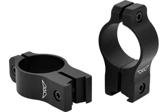 Warne Scope Mounts Vapor High Rimfire Ring 1" Tube - V422M
