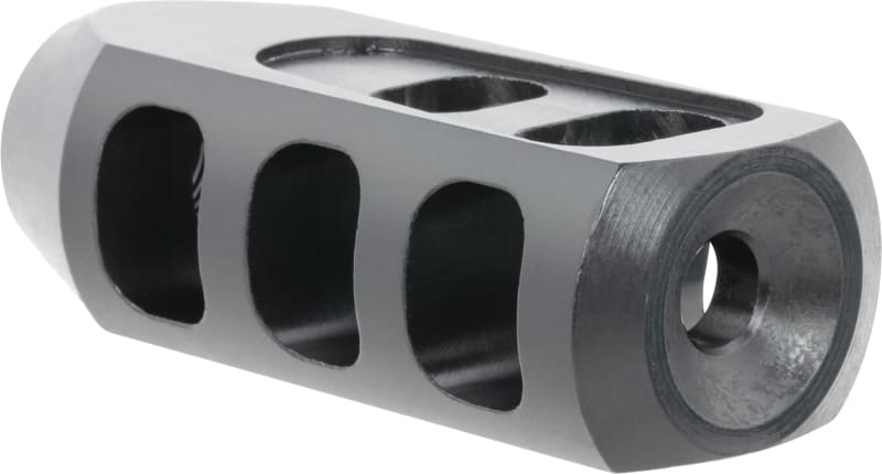 Tacfire Tanker Muzzle Brake 1/2"-28 tpi for AR-15, Black Nitride - MZ1009-N