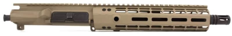 Aero Precision M4E1 Enhanced 10\" .300 Blackout Complete Upper Receiver with 9\" Enhanced M-LOK Handguard - Cerakote FDE - APAR640222M4