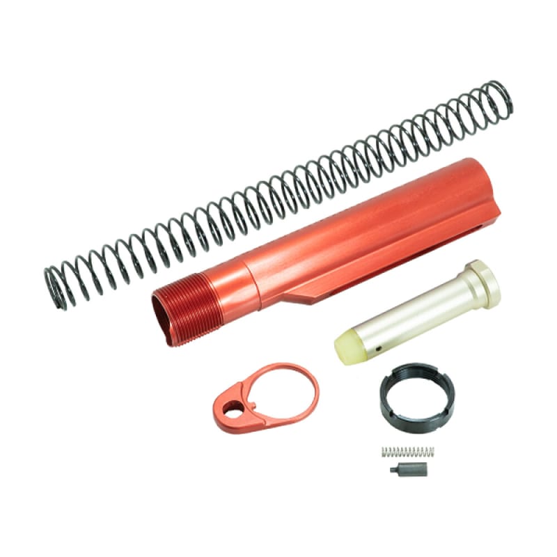 Personalize Your AR - Timber Creek Outdoors Buffer Tube Kit in Striking Red - ARBTKR