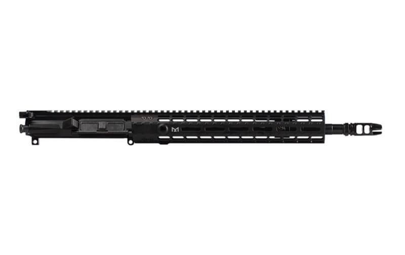 Aero Precision M4E1 Enhanced Gas Piston Complete Upper with 16\" 5.56 M4 Carbine Length Barrel & 15\" Enhanced M-LOK Handguard - Anodized Black - APAR100218M73