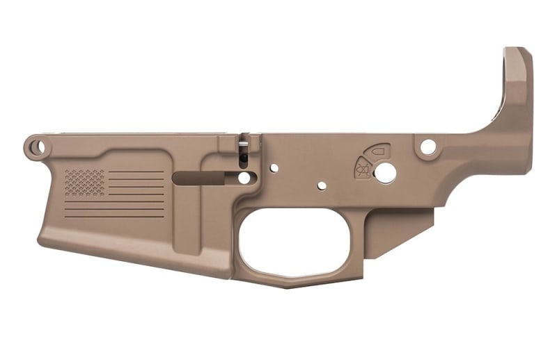 Aero Precision M5 (.308) Stripped Lower Receiver, Special Edition: Freedom - FDE Cerakote - APAR308054C