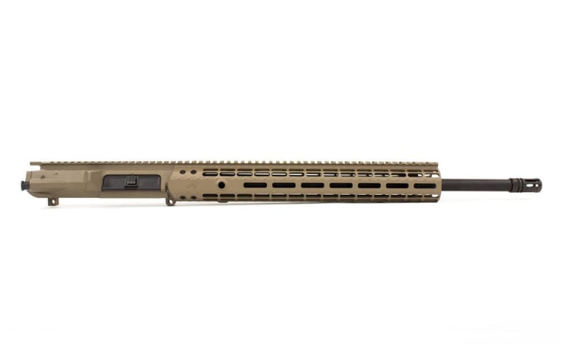 Aero Precision M5E1 Enhanced 20\" .308 CMV Complete Upper Receiver with 15\" Enhanced M-LOK Handguard - Cerakote FDE - APAR308556M27