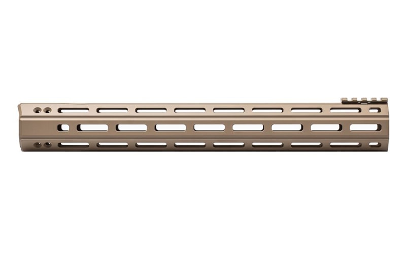 Aero Precision AR15 15" Quantum M-LOK Handguard with BAR Barrel Nut - Cerakote FDE - APRA400115A