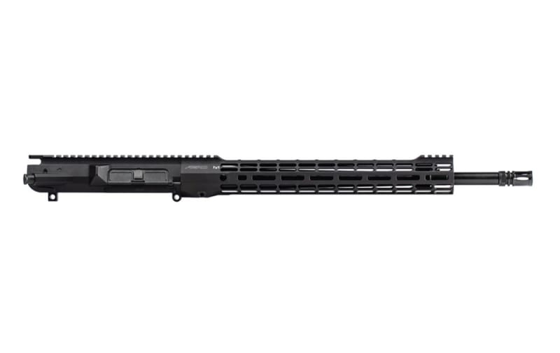 Aero Precision M5 Complete Upper with 18\" .308 Rifle Length Barrel, Adjustable Gas Block & 15\" ATLAS S-ONE Handguard - Anodized Black - APSL100461