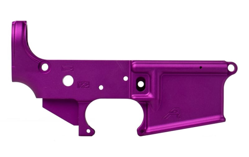 Aero Precision AR15 Stripped Lower Receiver - Purple Anodized - APSL100506