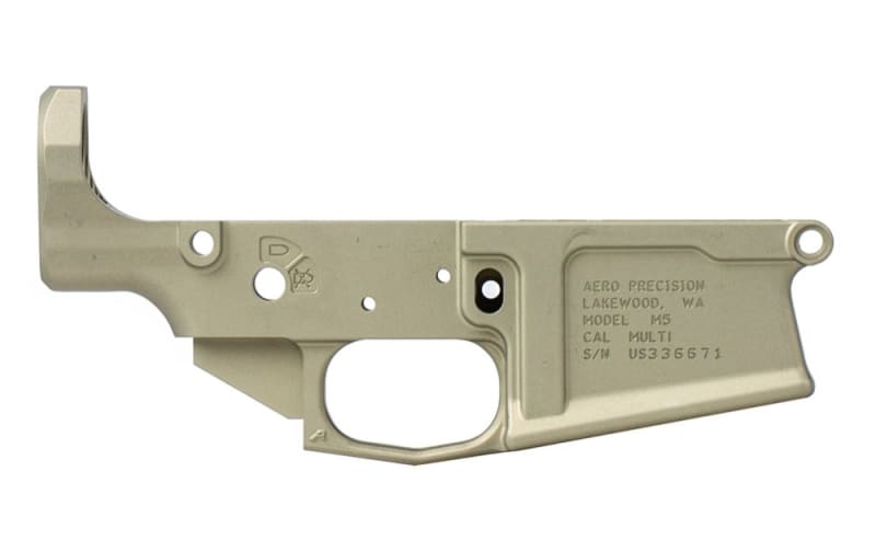 Aero Precision M5 (.308) Stripped Lower Receiver - Clear Anodized - APSL100553