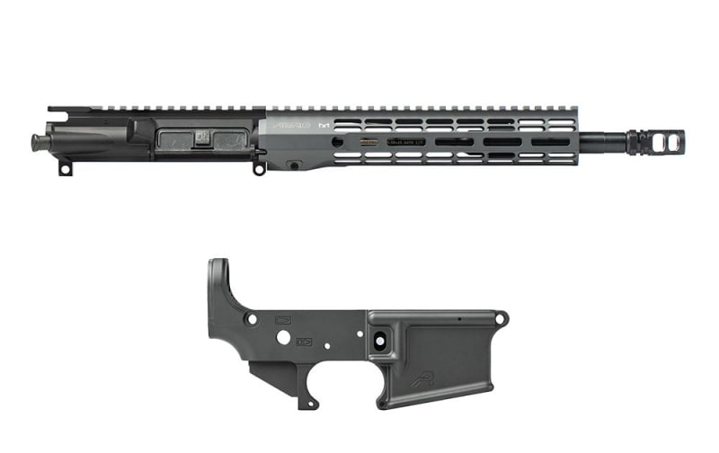 Aero Precision Aero Precision AR15 Complete Upper with 12.5\" 5.56 Carbine Length Barrel & 10.3\" ATLAS R-ONE Handguard - Sniper Grey Anodized with Stripped Lower Receiver - APSL100561S - view 1