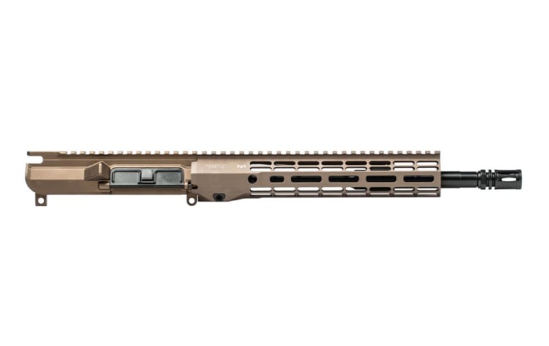 Aero Precision M4E1 Threaded 12.5\" 5.56 Carbine No Forward Assist Complete Upper with 10.3\" M-LOK ATLAS R-ONE Handguard - Kodiak Brown Anodized - APSL100630