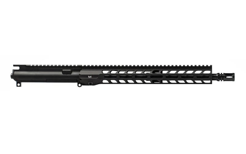 Aero Precision AR15 Left Handed 14.5\" 5.56 Carbine-Length M4 QPQ Complete Upper with 13.5\" Slimline Handguard - Anodized - APSL100711