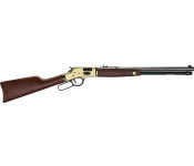 Henry Big Boy .44 Magnum Lever Action Rifle, Brass Receiver with Side Loading Gate, 20" Blued Octagon Barrel, Walnut Stock, 10+1 Capacity - H006G